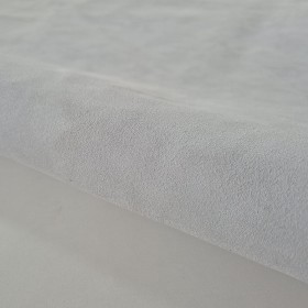 White rustic cowsuede leather