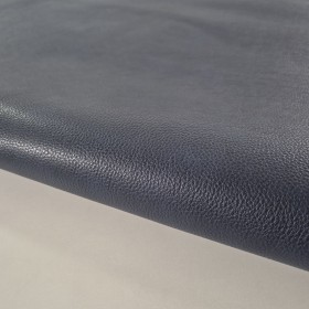 blue aniline leather