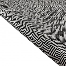 Geometric fantasy Silver Lambskin