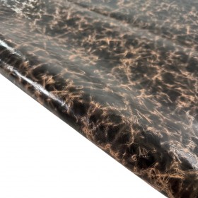 Dark Brown Vernice Lambskin pull up effect