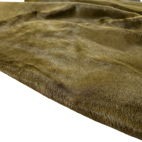 Miltar green Pony Hair Leather Cavallino - Curtidos Sevillano