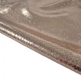 Golden snake leather - Curtidos Sevillano