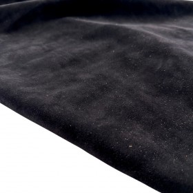 Black cowsuede leather - Curtidos Sevillano