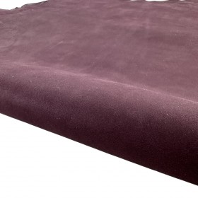 Aubergine rustic lambskin - Curtidos Sevillano