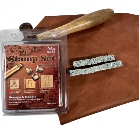 Letter stamps for marking leather