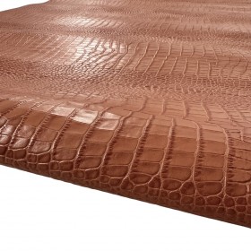 Cognac Coco embossed Leather - Curtidos Sevillano