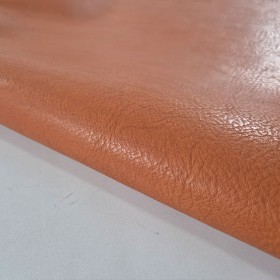 Medium brown dyed vegetable leather neck