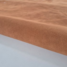 Medium brown cowsuede with textile reirforcement
