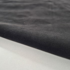 black cowsuede leather