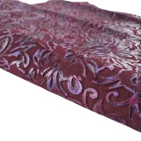Exclusive Flowers pattern Goatsuede - Cutidos Sevillano