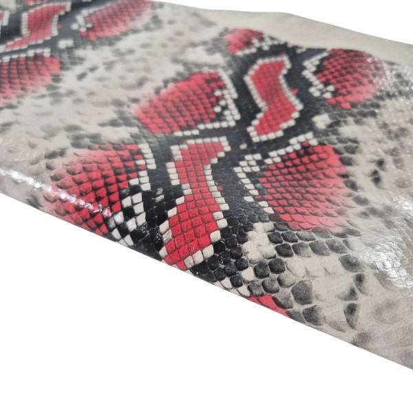 RED SNAKE LEATHER 5178