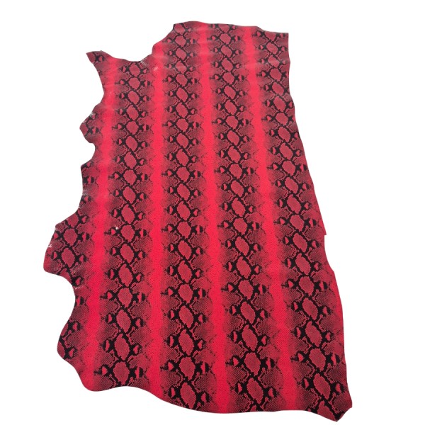 PIEL SERPIENTE ROJO 5914