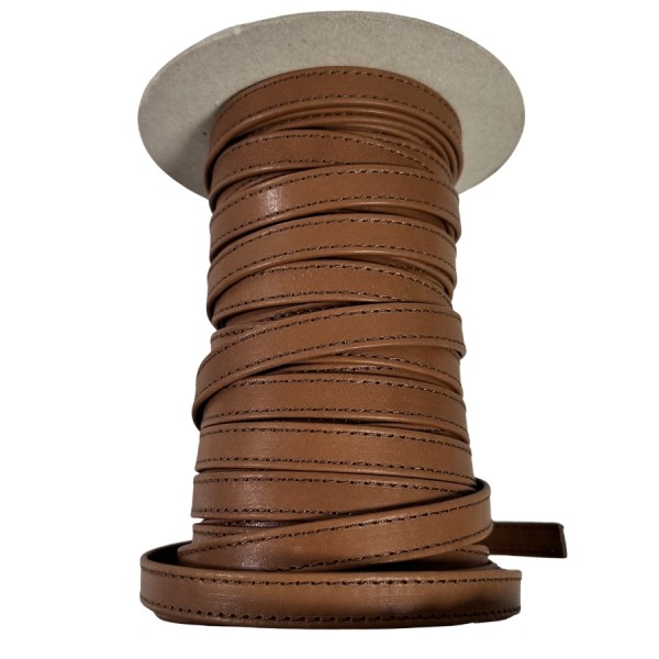 MEDIUM BROWN LEATHER STRAP 15 mm