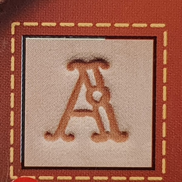 LETTER STAMPS FOR LEATHER 1780