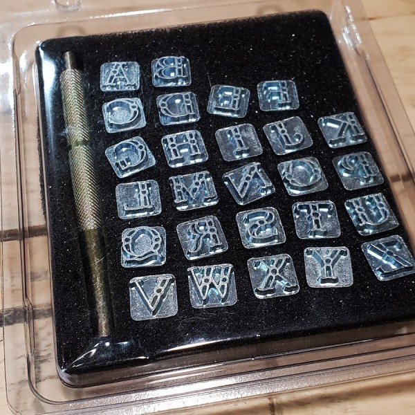 LETTER STAMPS FOR LEATHER 1780