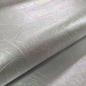 silver metallic goatleather