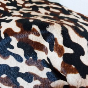 piel pelo estampado mimetizado animal print cuero vacuno