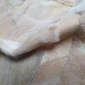 Hair Plates Rabbit Leather